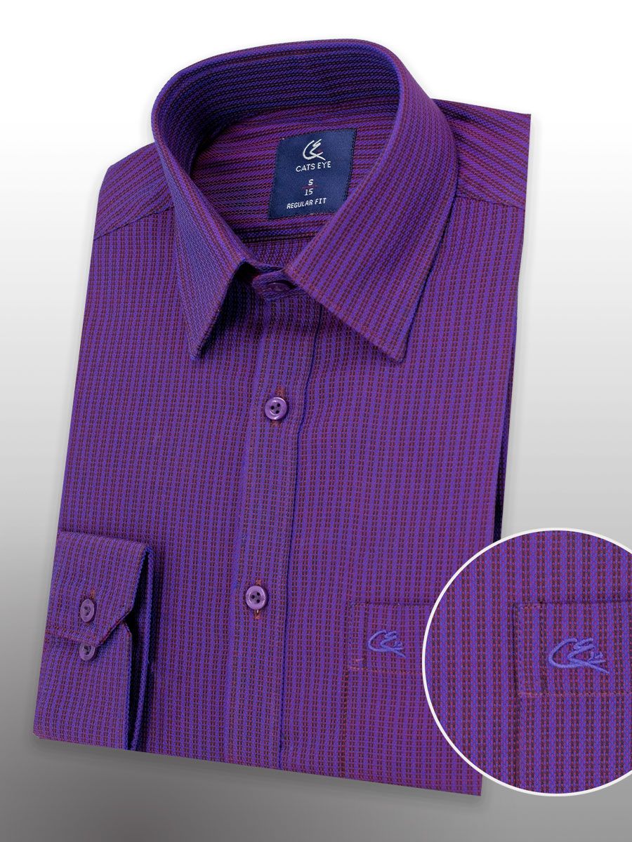 Jacquard formal shirt