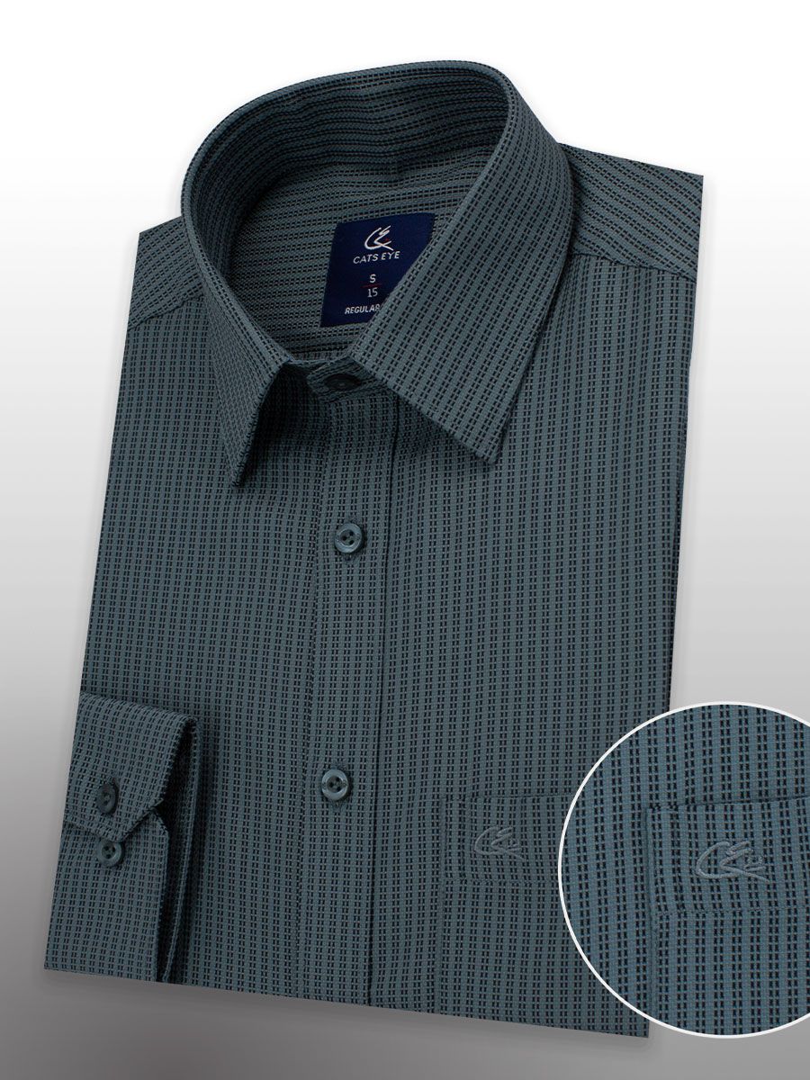 Jacquard formal shirt