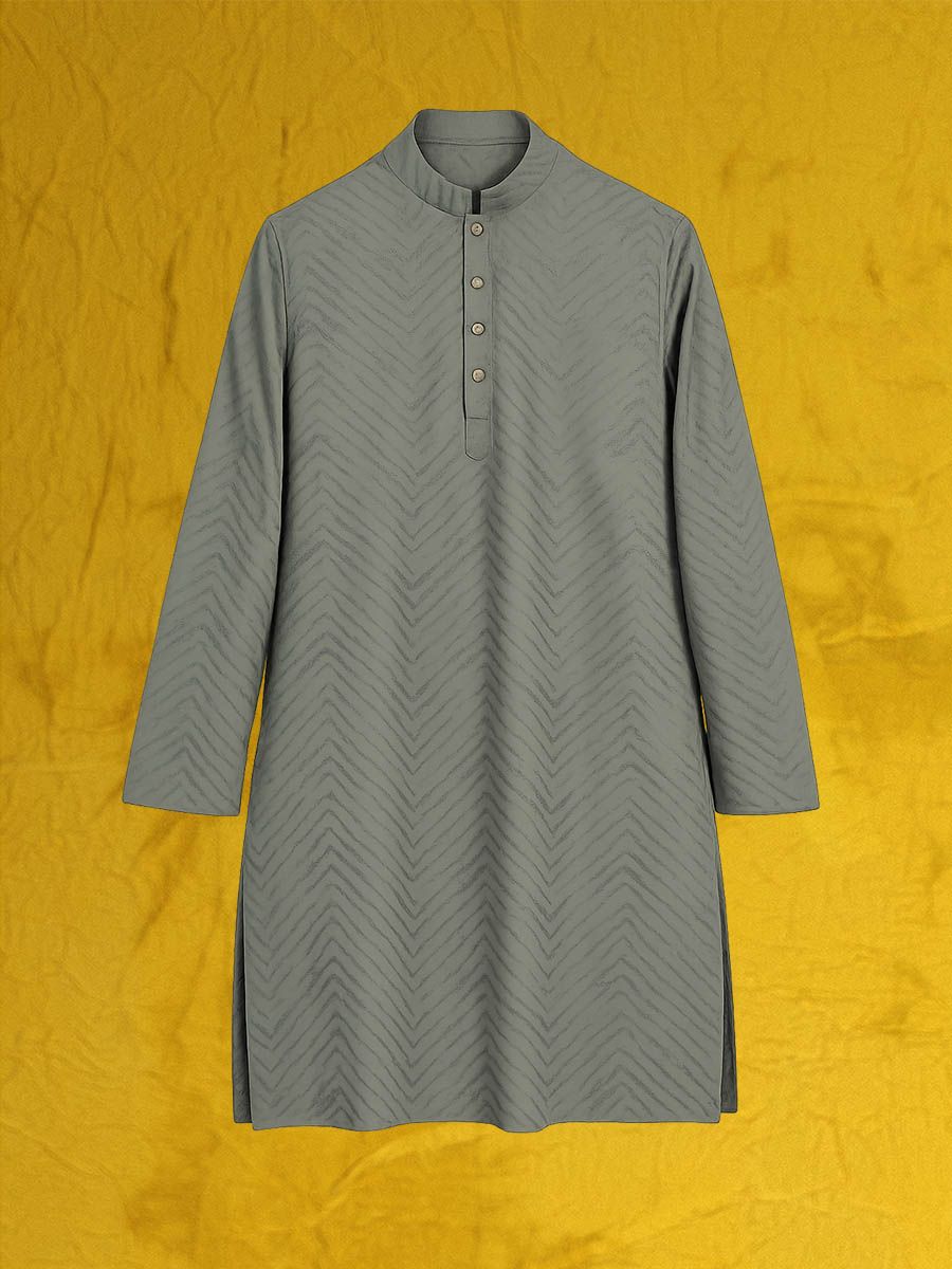 Modern Textured Panjabi