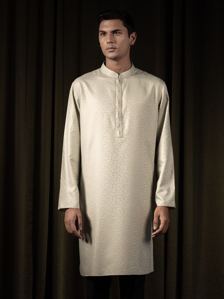 Modern Textured Panjabi