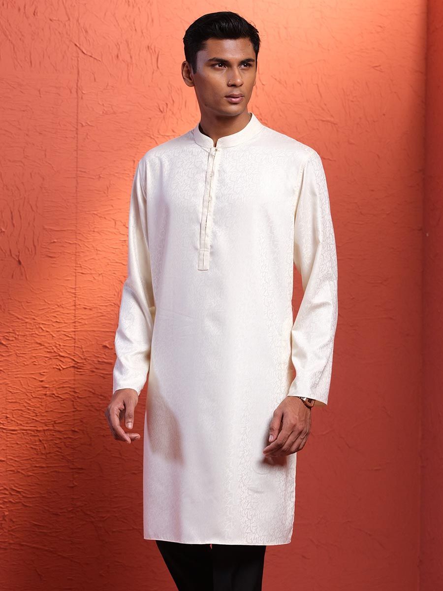 Modern Textured Panjabi