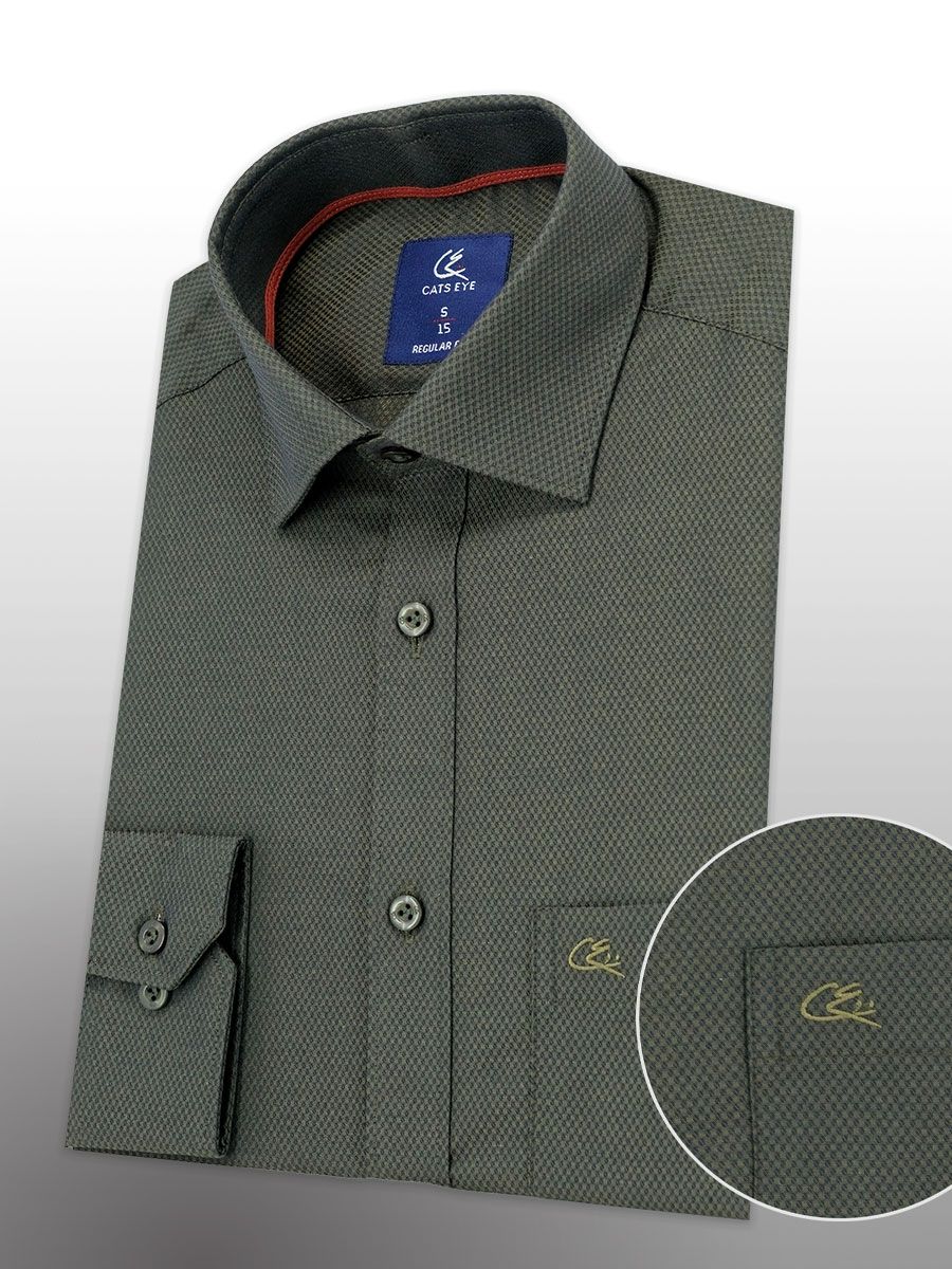 Jacquard formal shirt