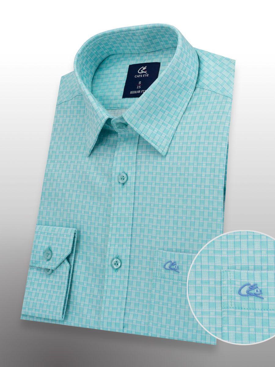 Jacquard formal shirt