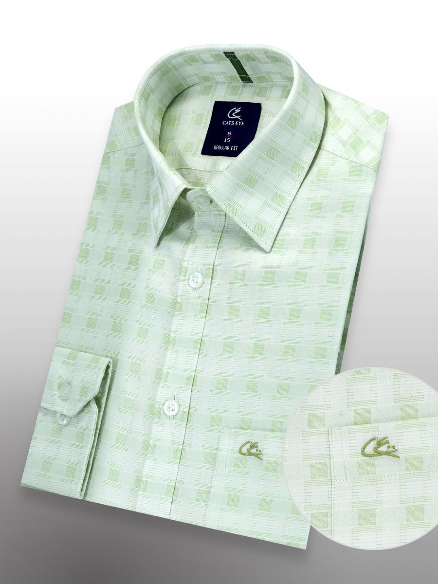 Jacquard formal shirt