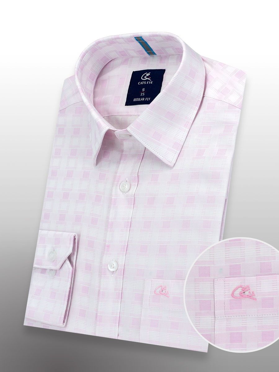 Jacquard formal shirt