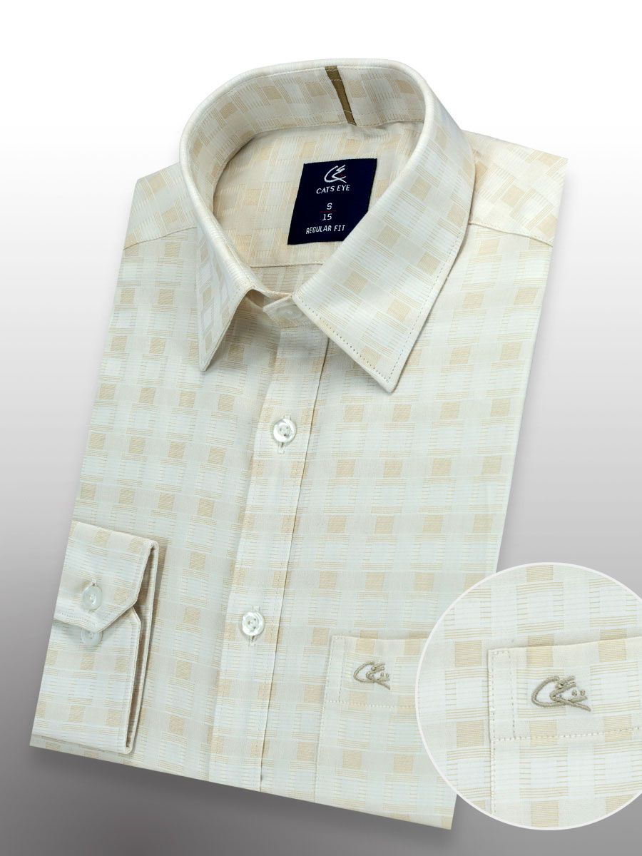 Jacquard formal shirt