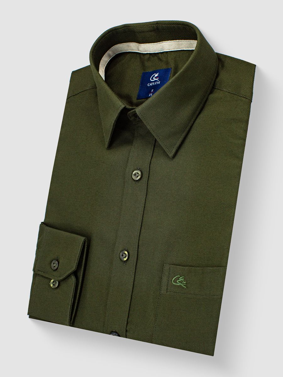 Jacquard formal shirt