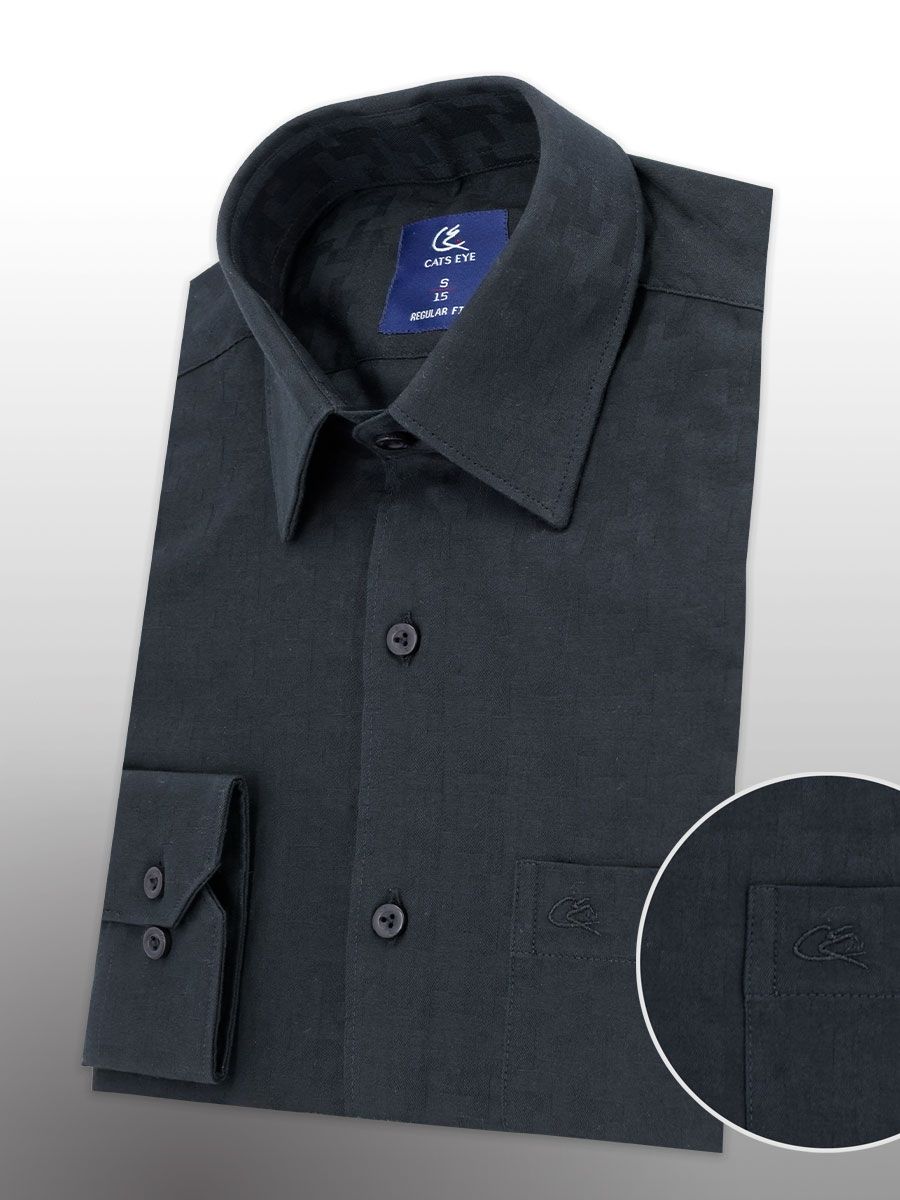 Jacquard formal shirt