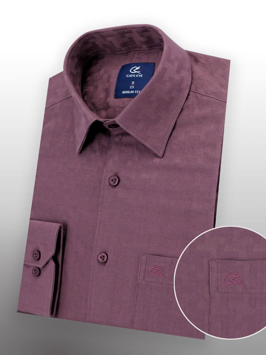Jacquard formal shirt