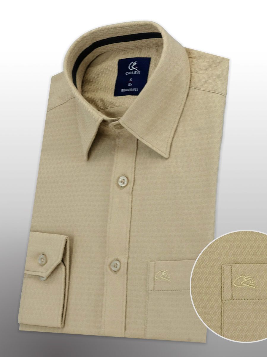 Jacquard formal shirt