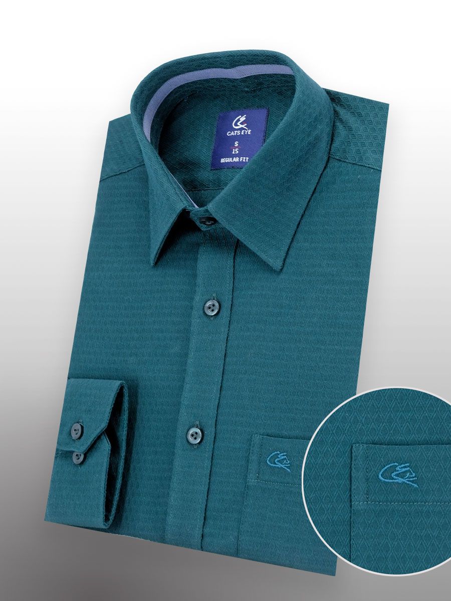 Jacquard formal shirt