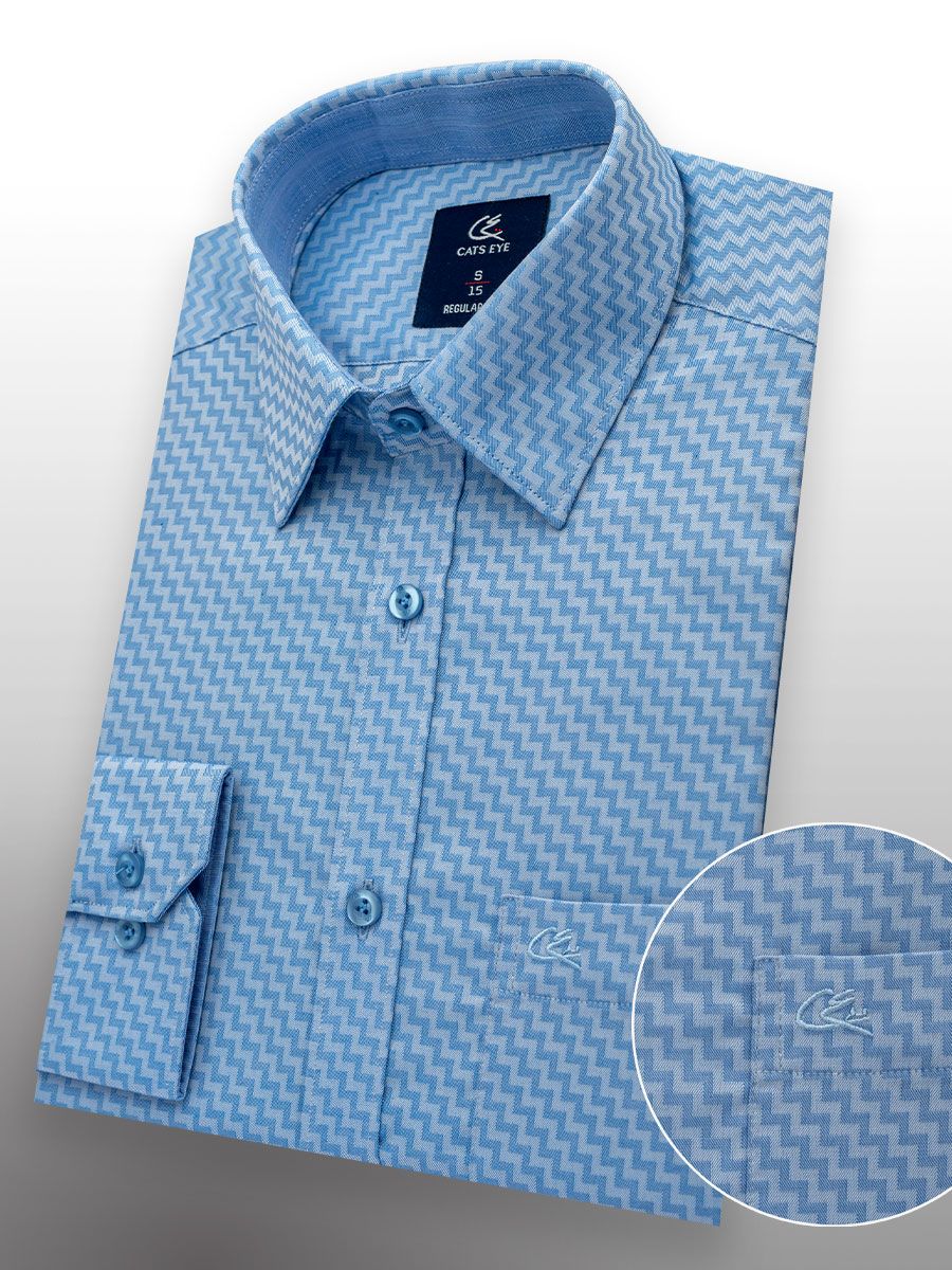 Jacquard formal shirt