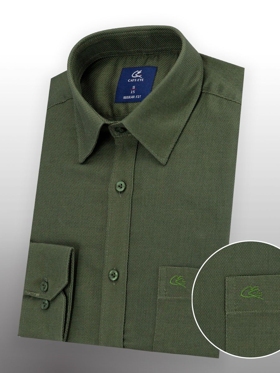 Jacquard formal shirt