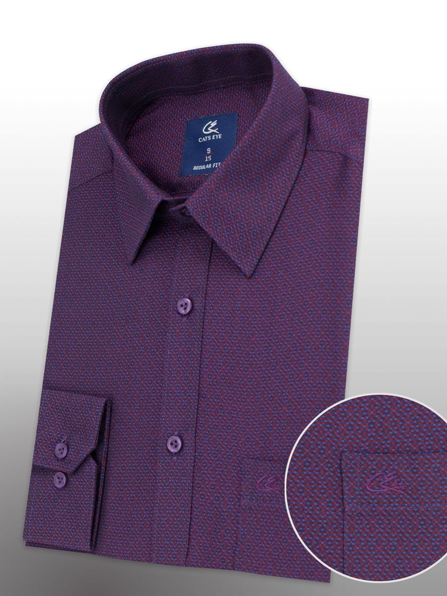 Jacquard formal shirt