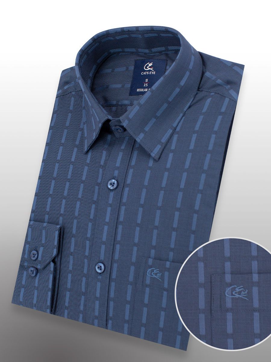 Jacquard formal shirt