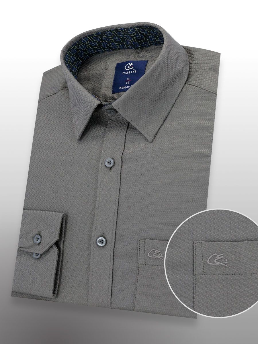 Jacquard formal shirt