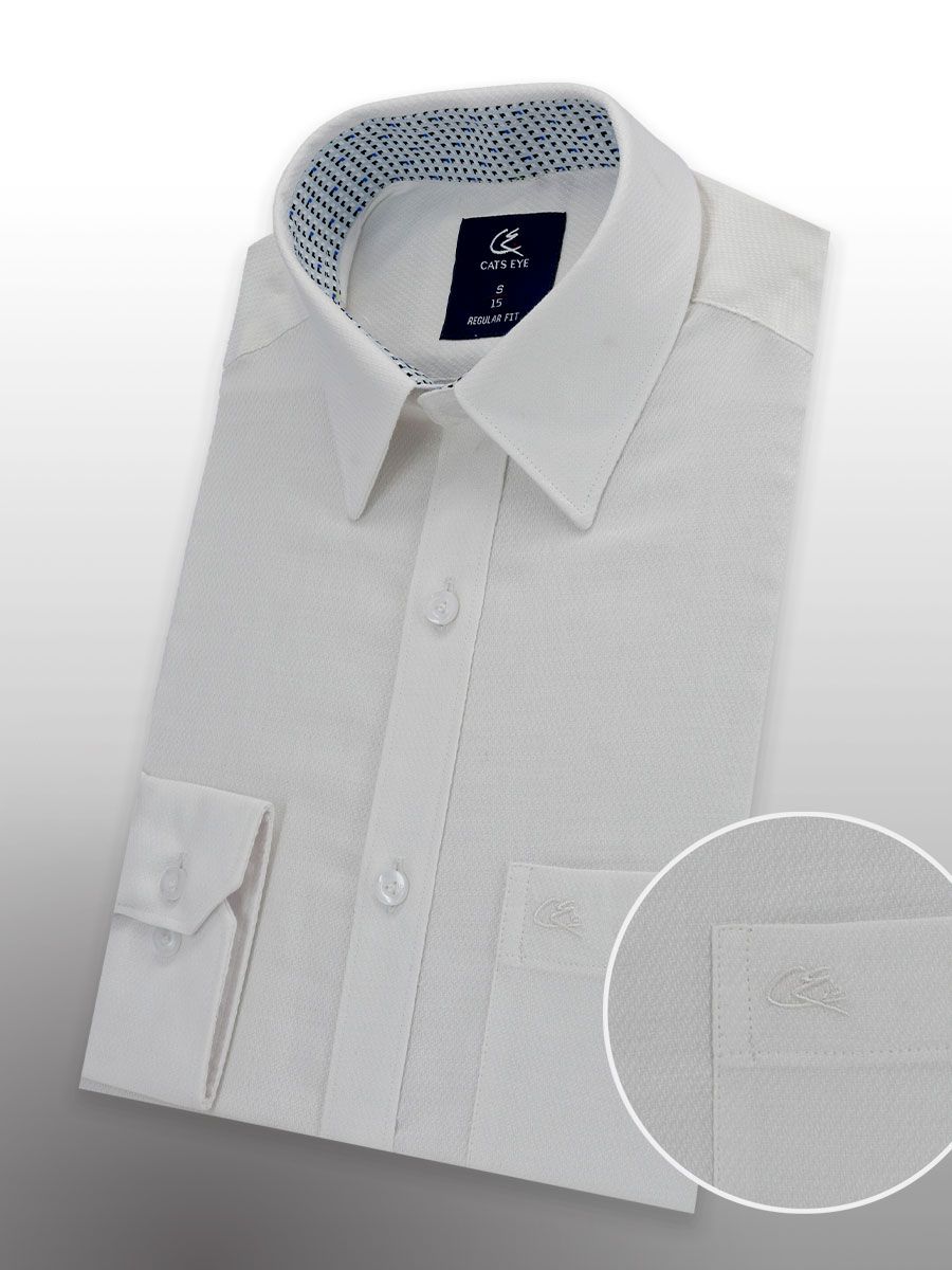 Jacquard formal shirt