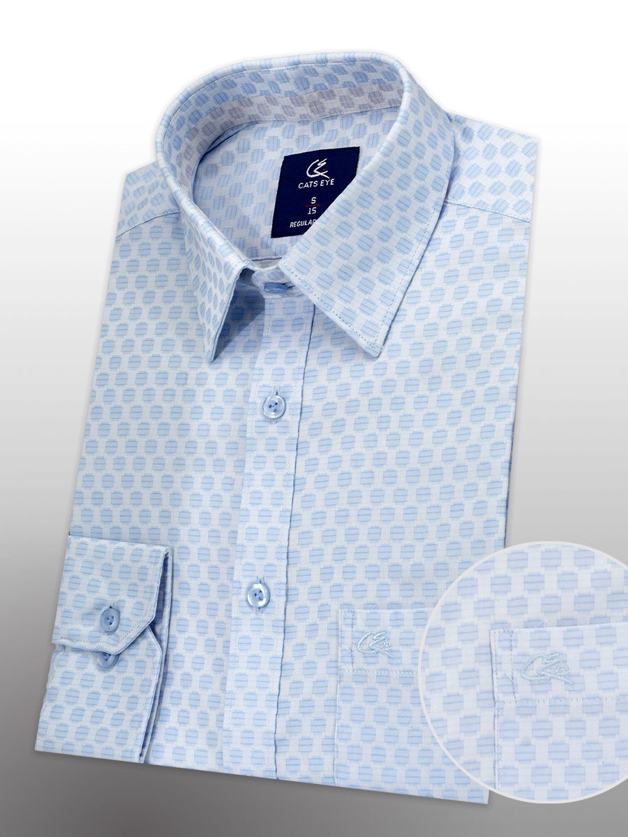 Jacquard formal shirt