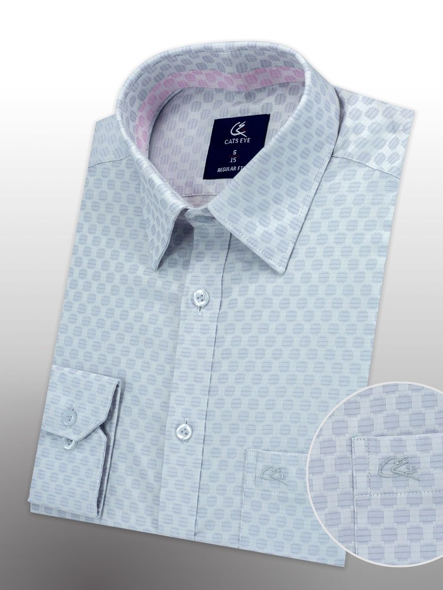 Jacquard formal shirt