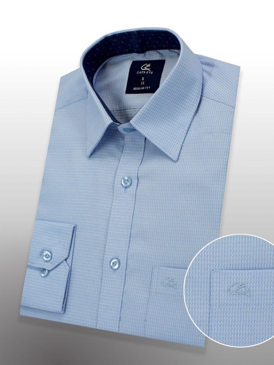 Jacquard formal shirt