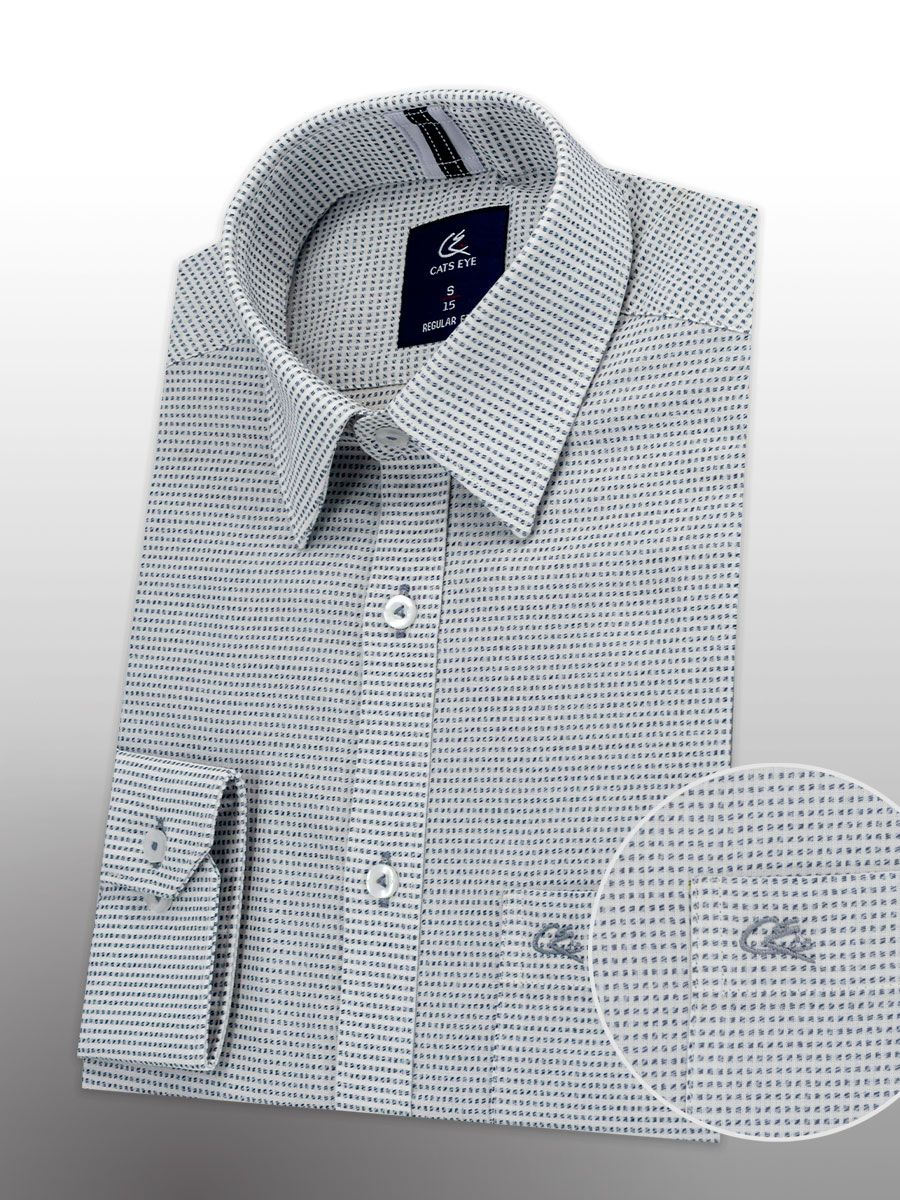 Jacquard formal shirt