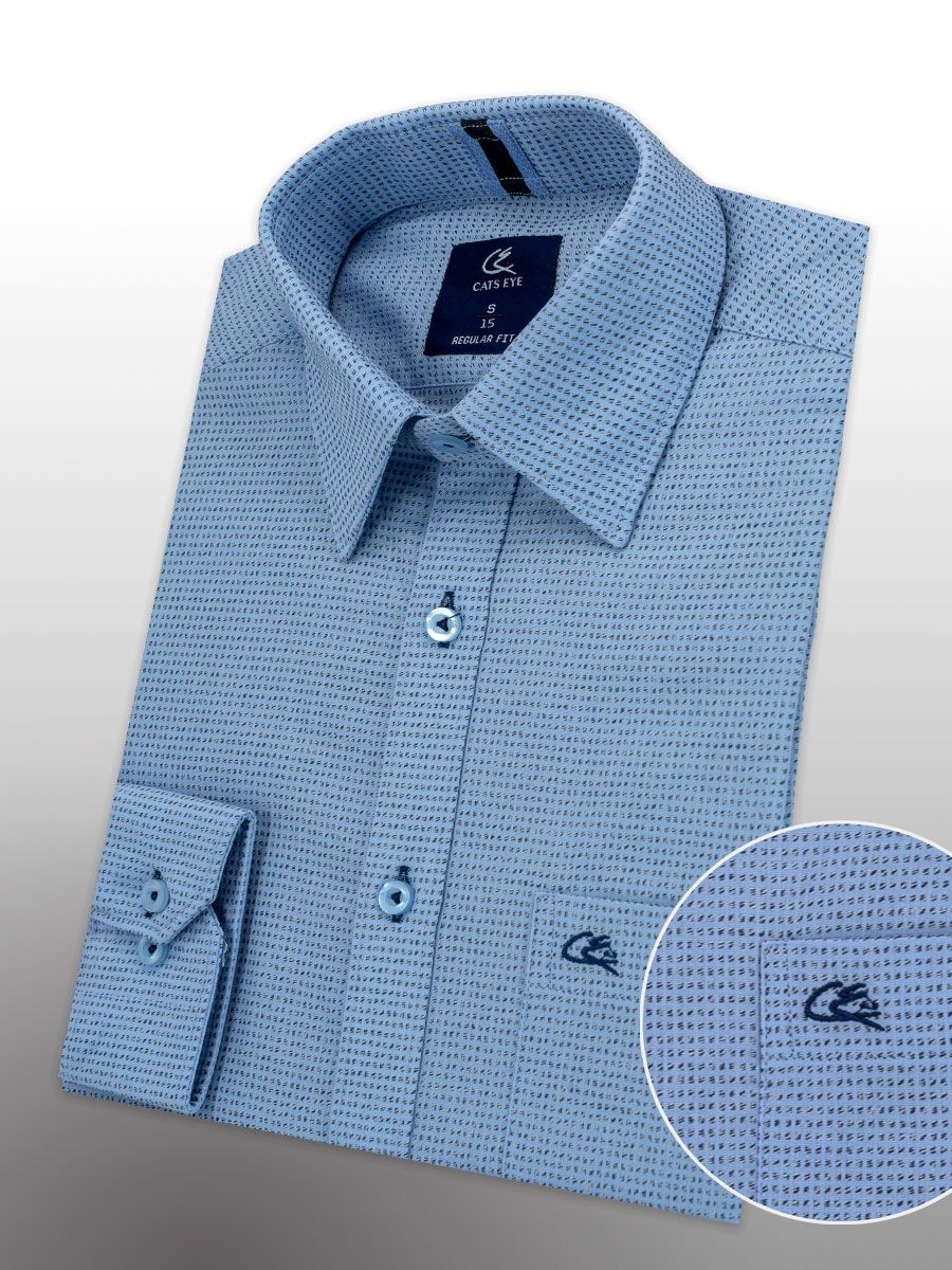 Jacquard formal shirt