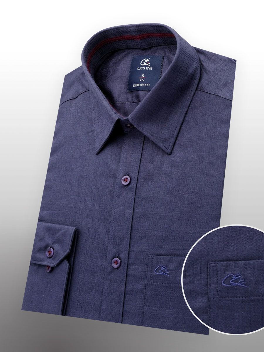 Jacquard formal shirt