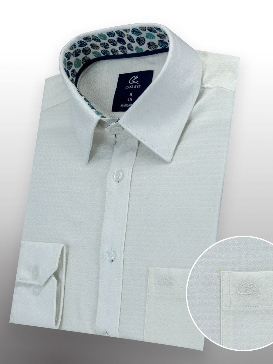 Jacquard formal shirt