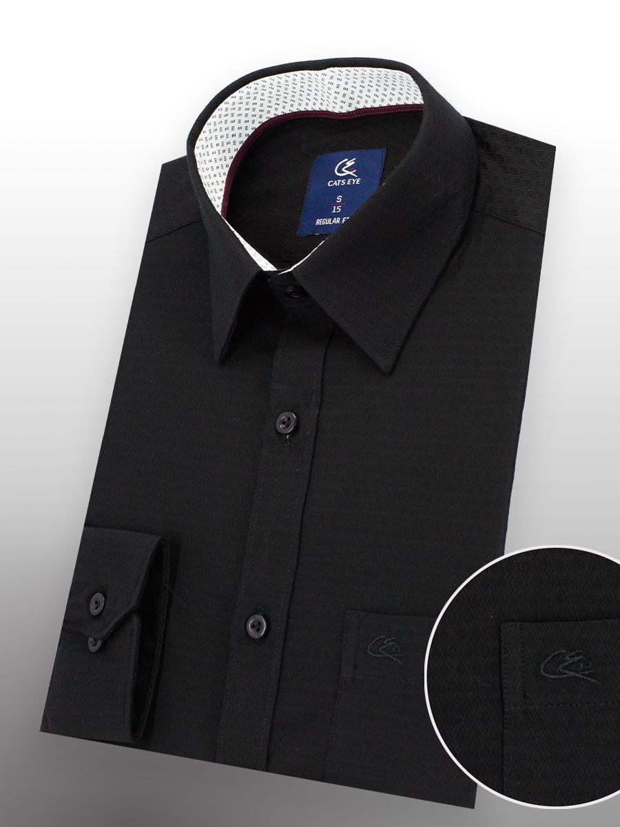 Jacquard formal shirt