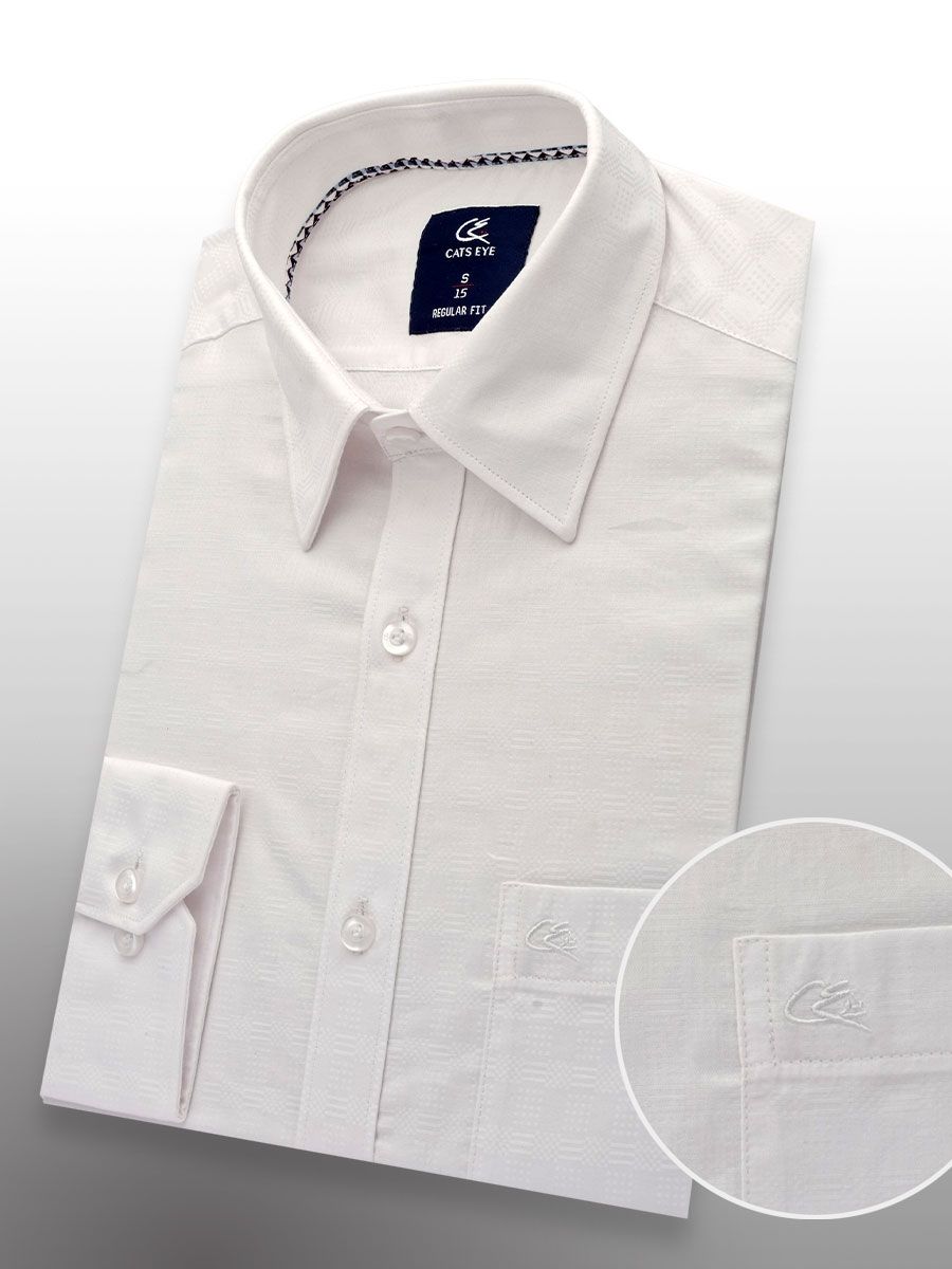Jacquard formal shirt