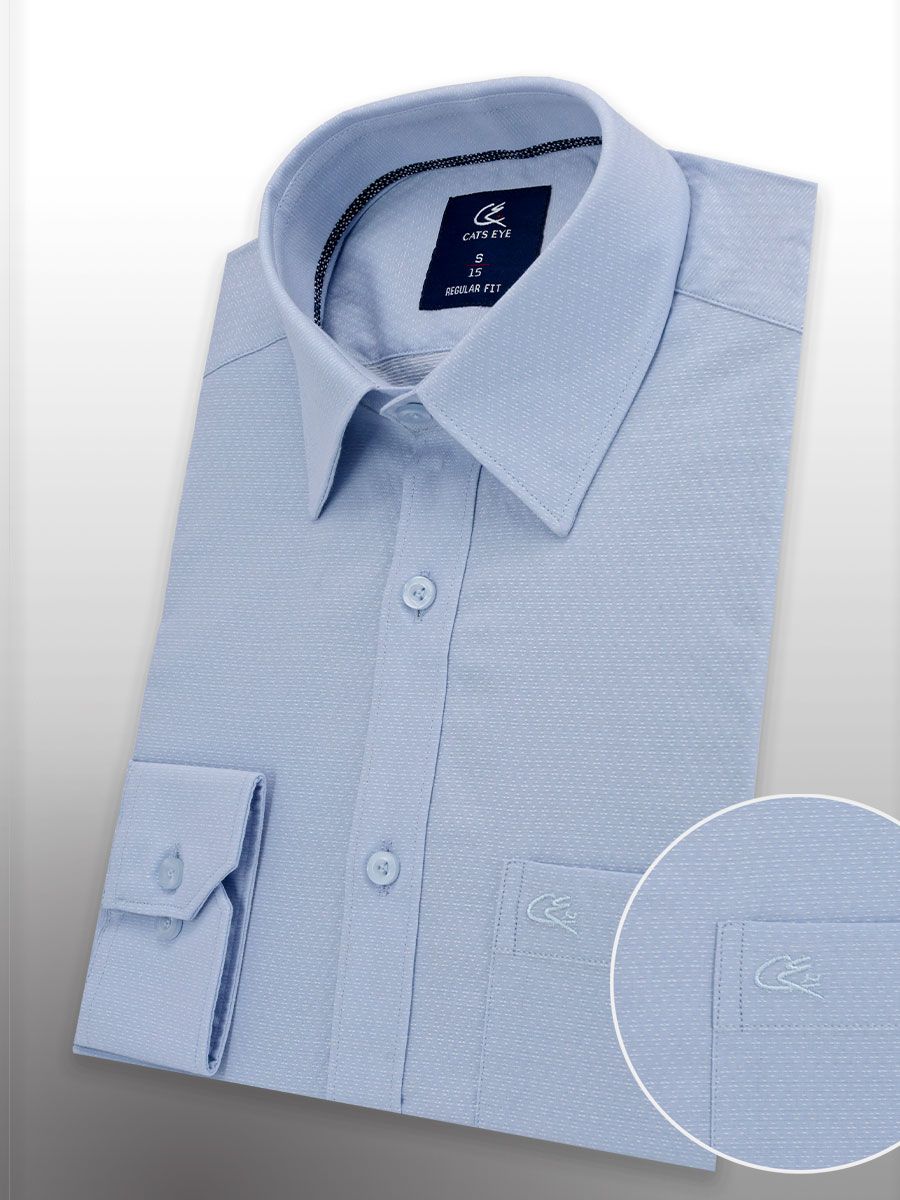 Jacquard formal shirt