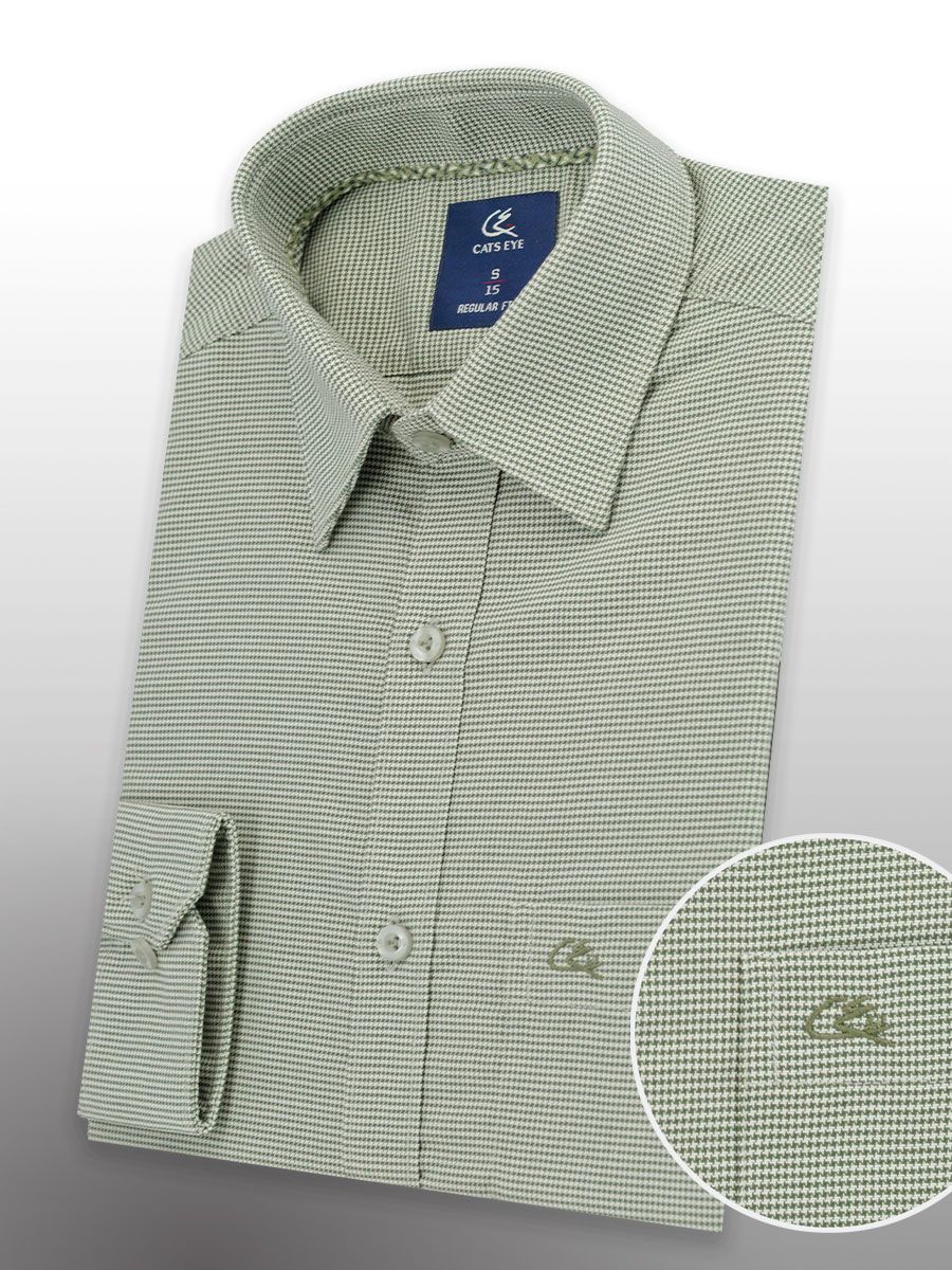 Jacquard formal shirt