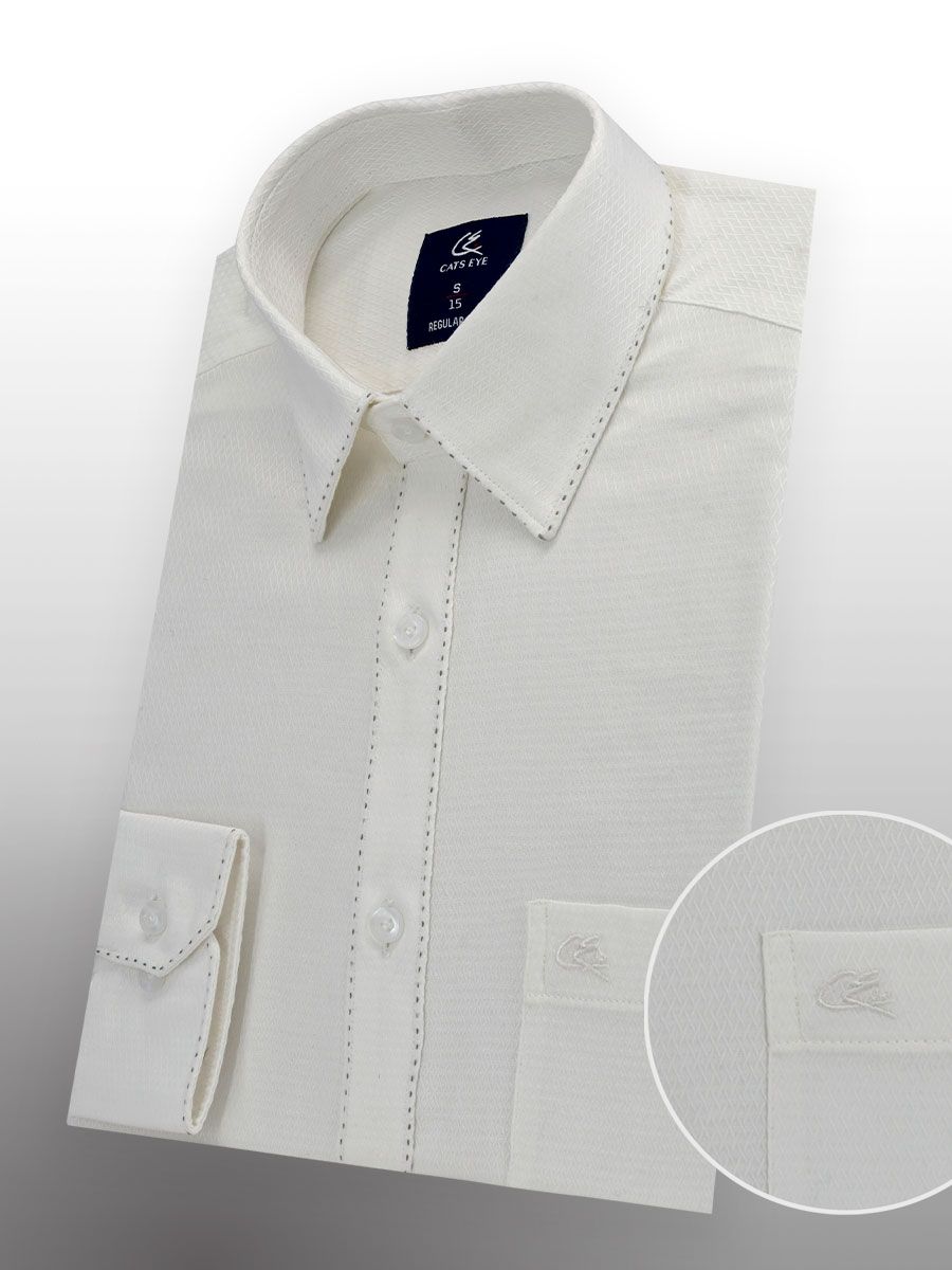 Jacquard formal shirt