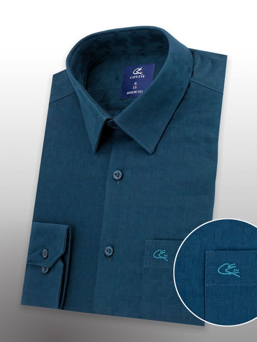 Jacquard formal shirt