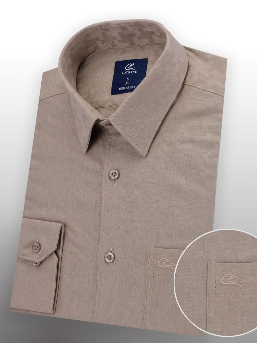 Jacquard formal shirt