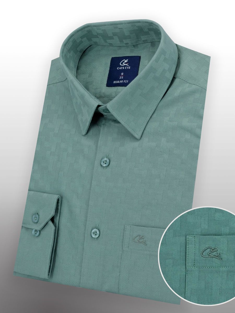 Jacquard formal shirt