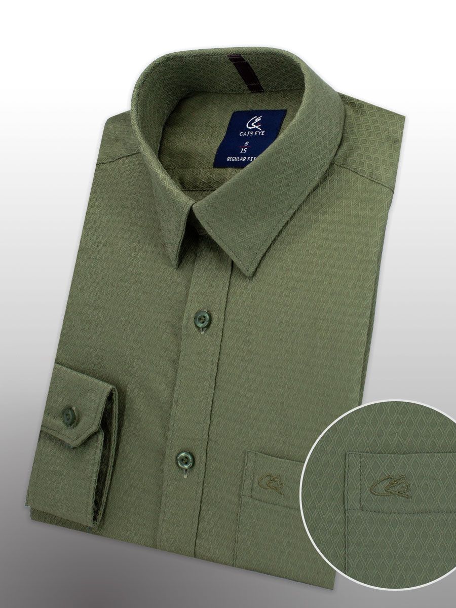 Jacquard formal shirt