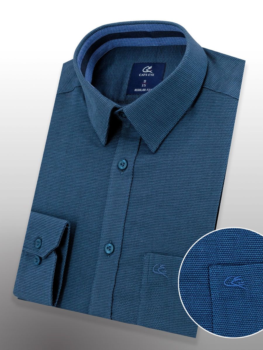 Jacquard formal shirt
