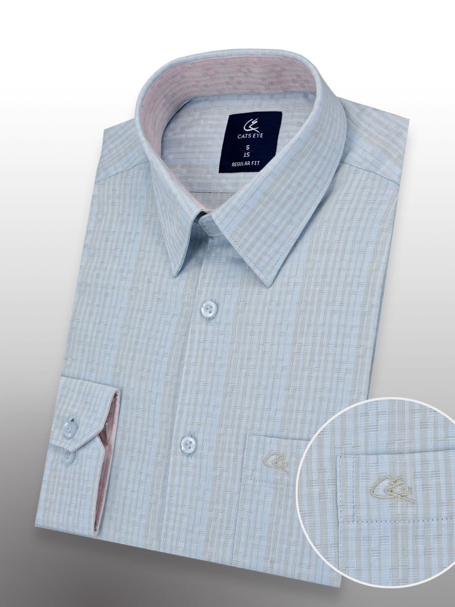 Jacquard formal shirt