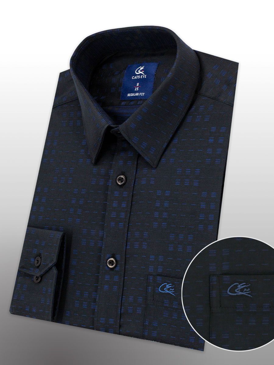 Jacquard formal shirt