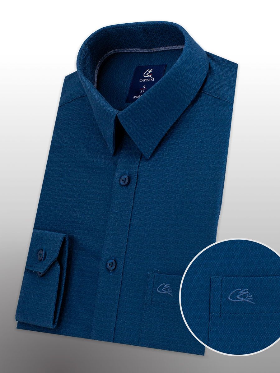 Jacquard formal shirt