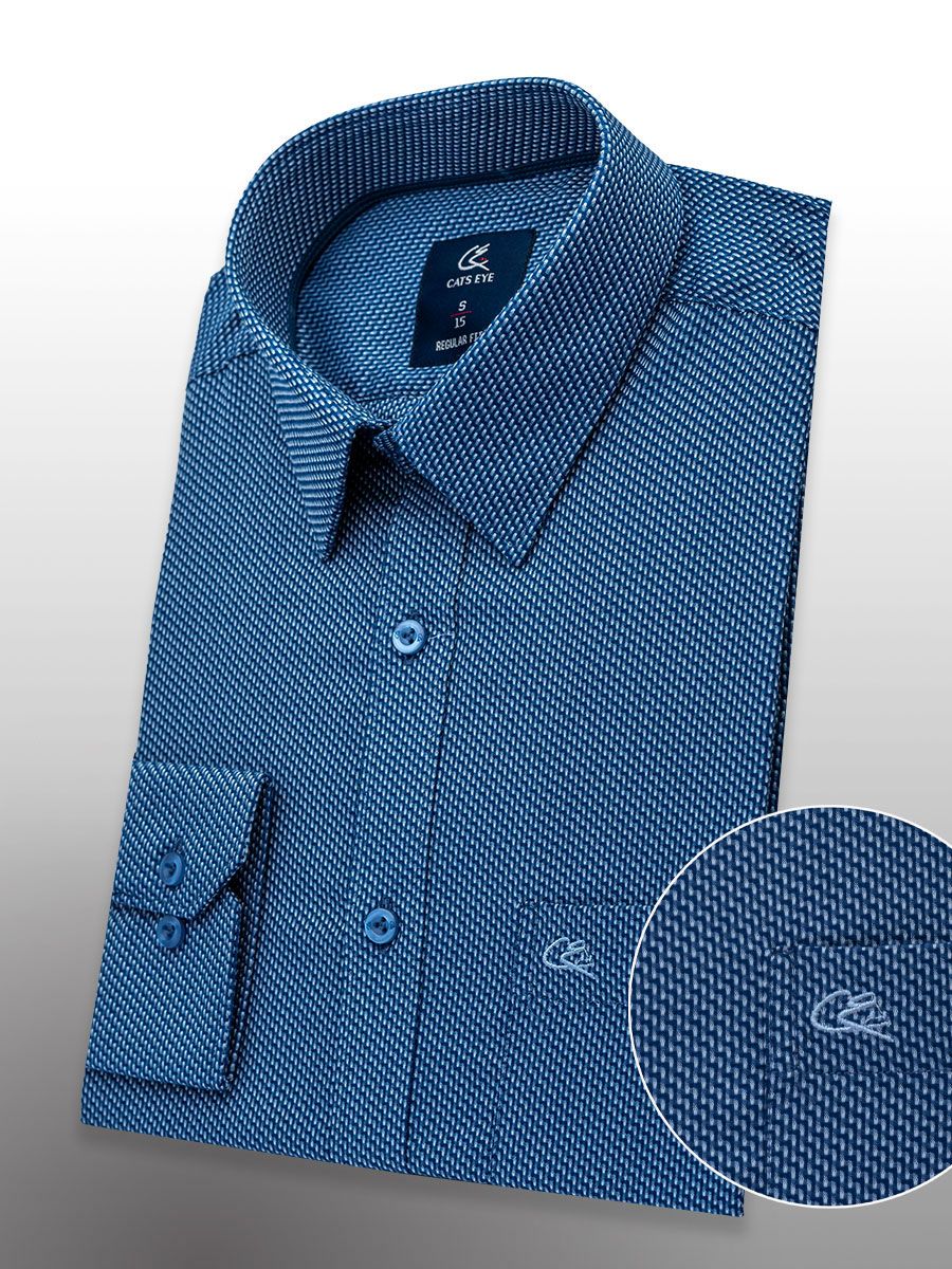 Jacquard formal shirt