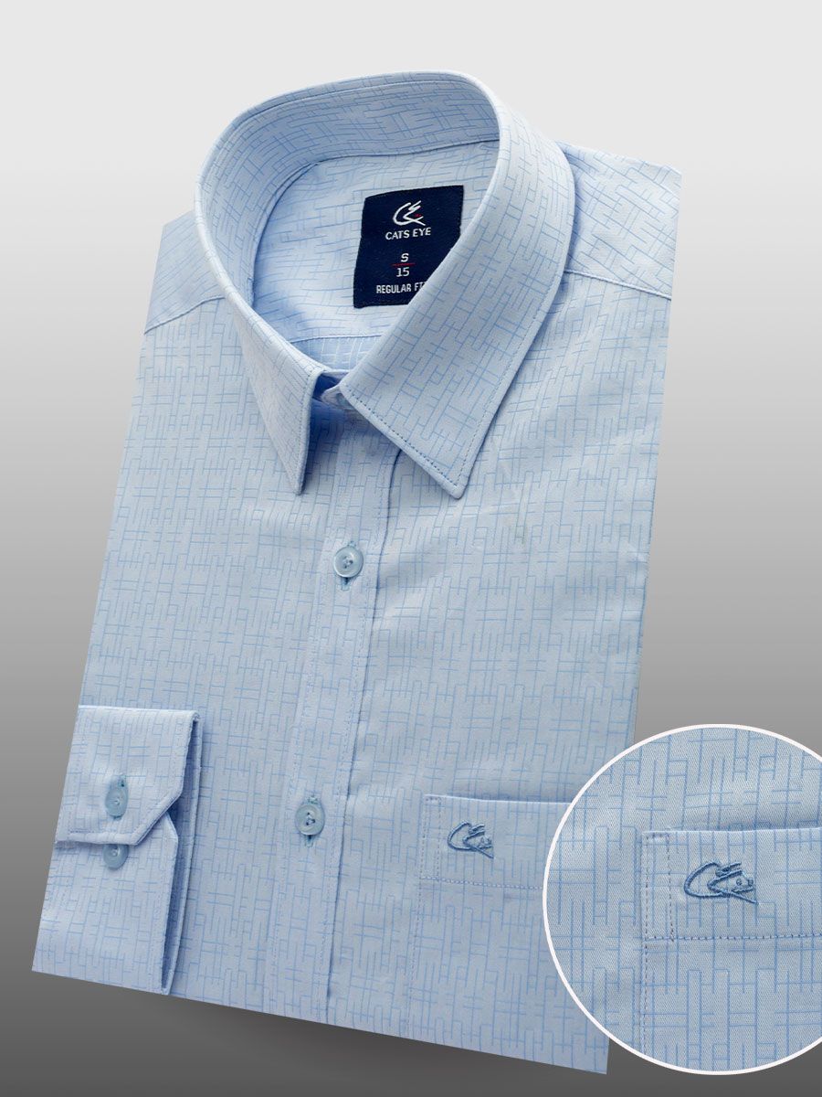 Jacquard formal shirt