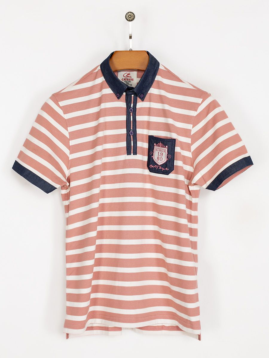 Striped polo