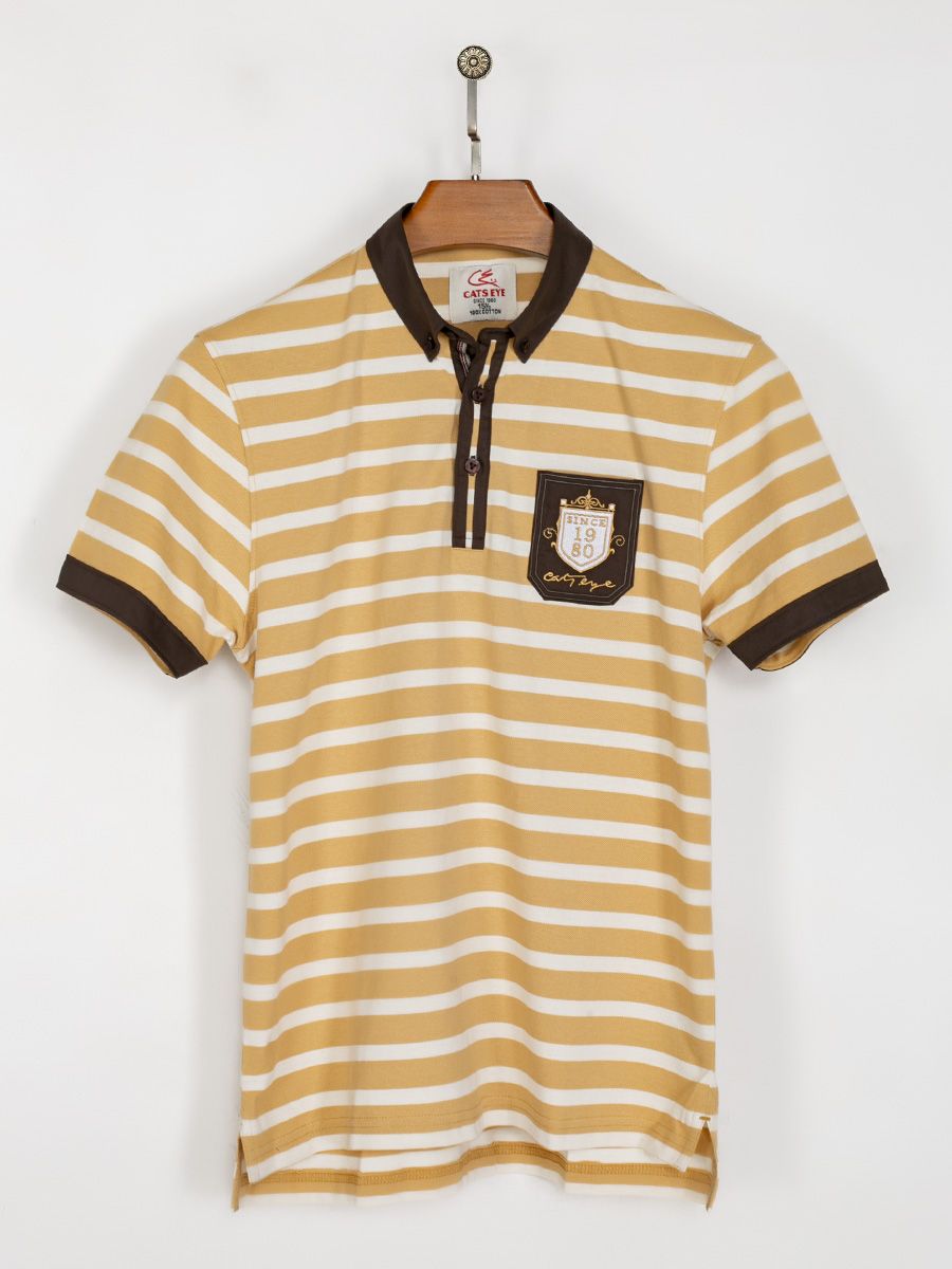 Striped polo