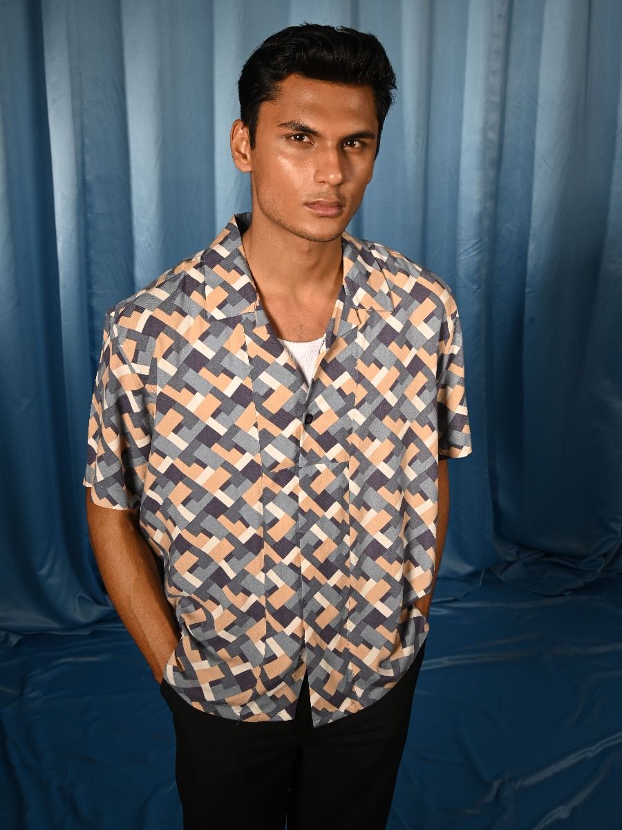 Printed Half Shirt